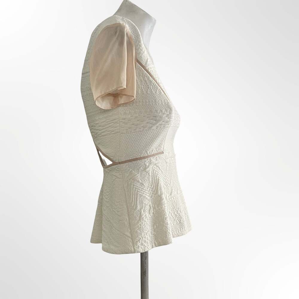 Rebecca Taylor short sleeve top size 2
