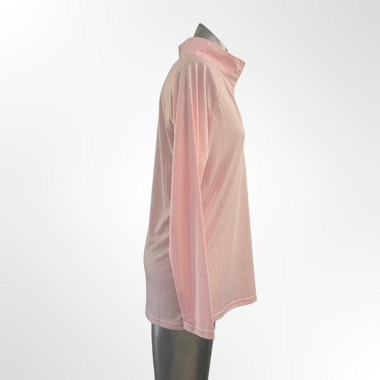 Women's Pink Sporty Long Sleeve Top