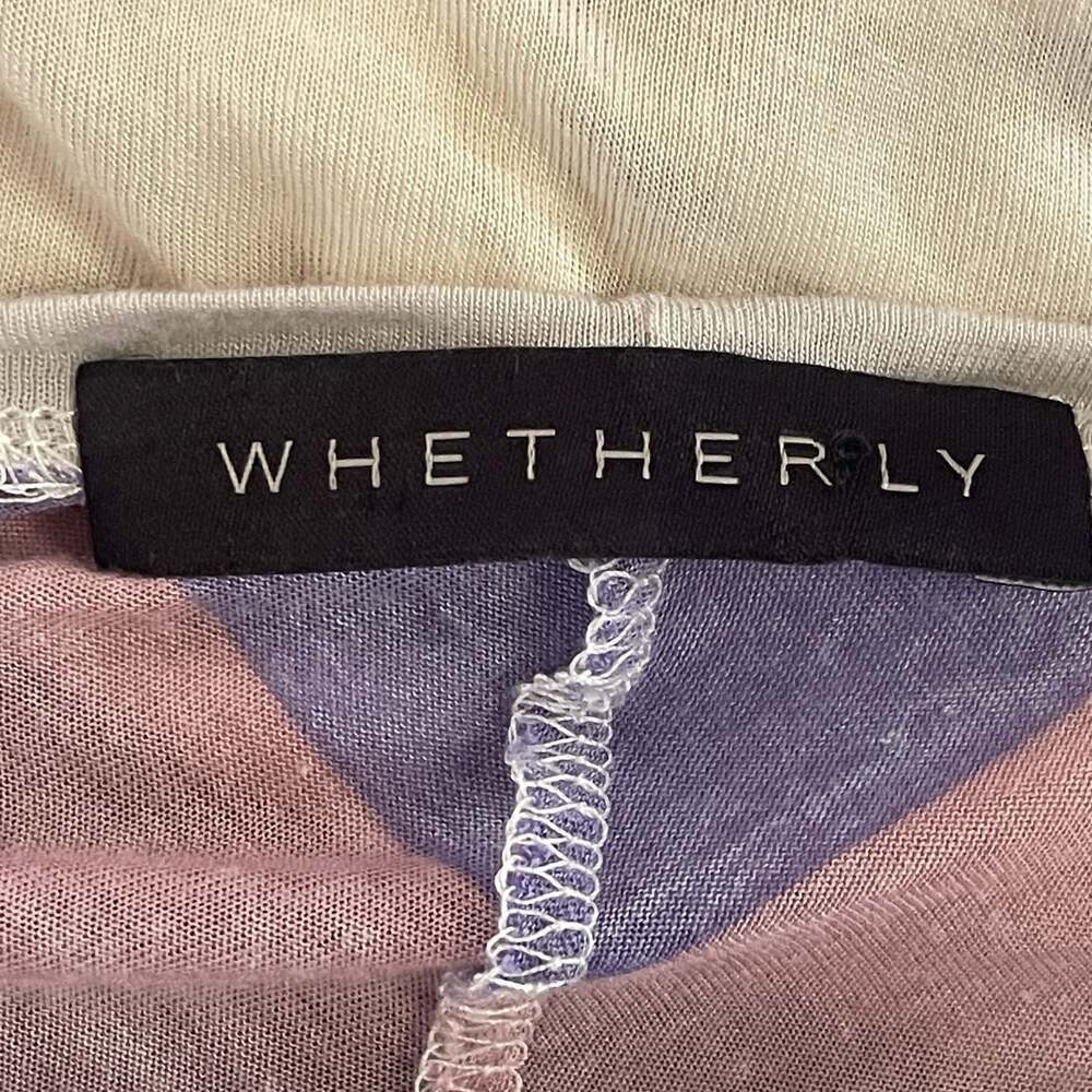 Whetherly Women's Striped Sleeveless Asymmetrical Draped Tank Top