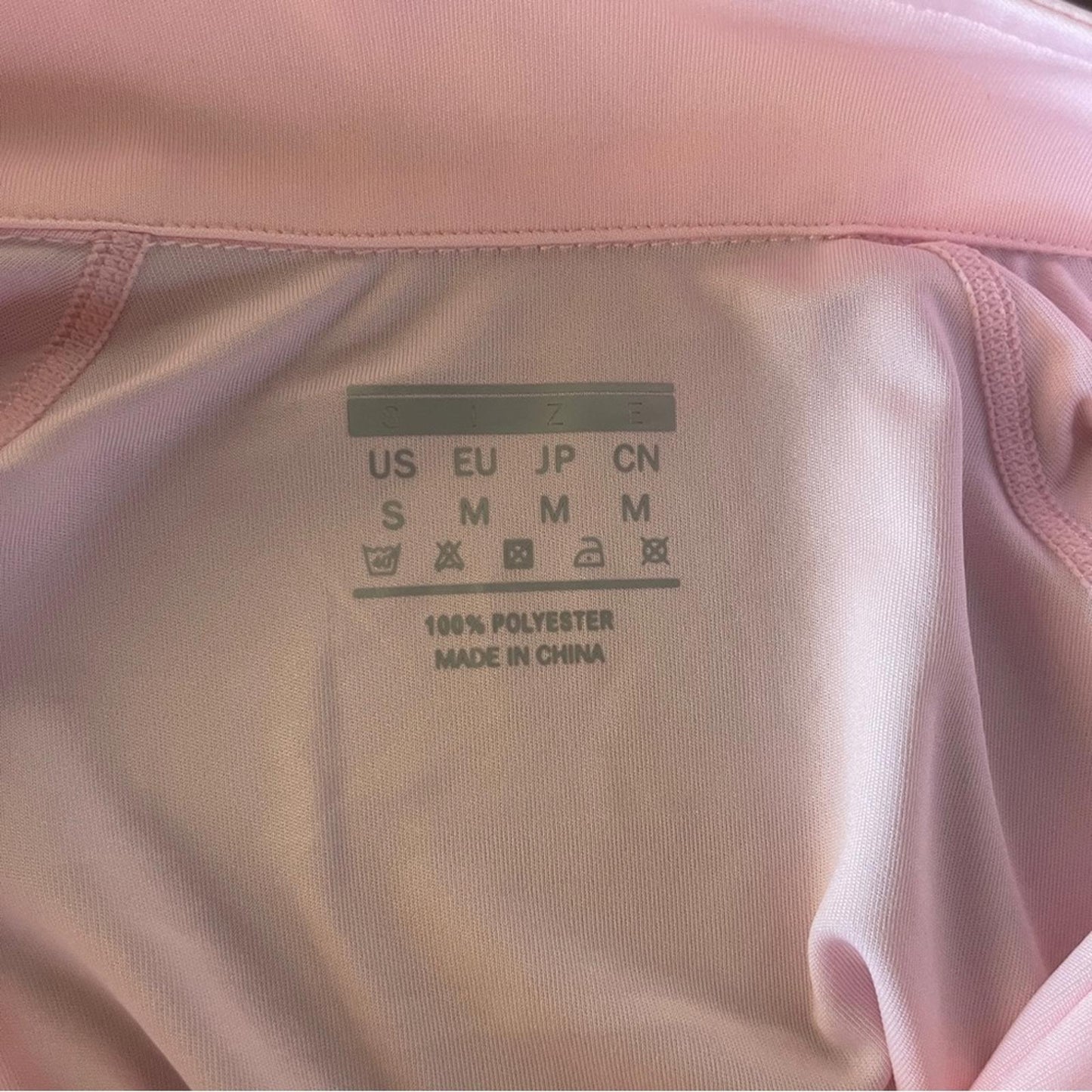 Women's Pink Sporty Long Sleeve Top