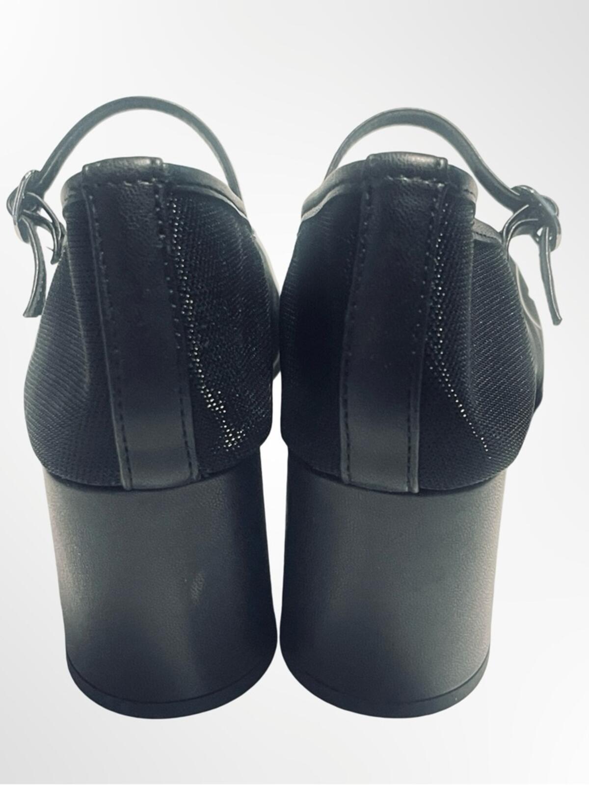 Scoop Black Mary Jane Block Heel Pumps Women's in size 8 NWT