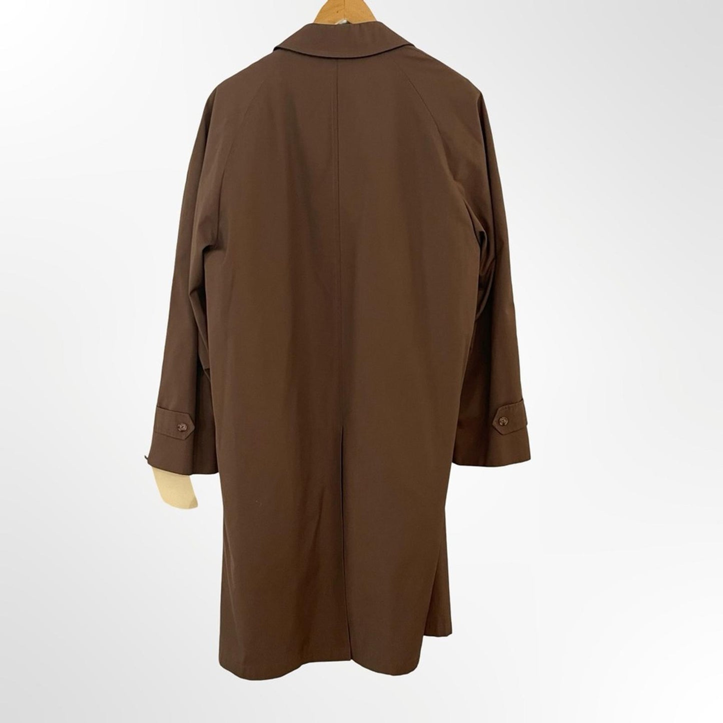 Botany Men's Single-Breasted Trench Coat w lining in 38R