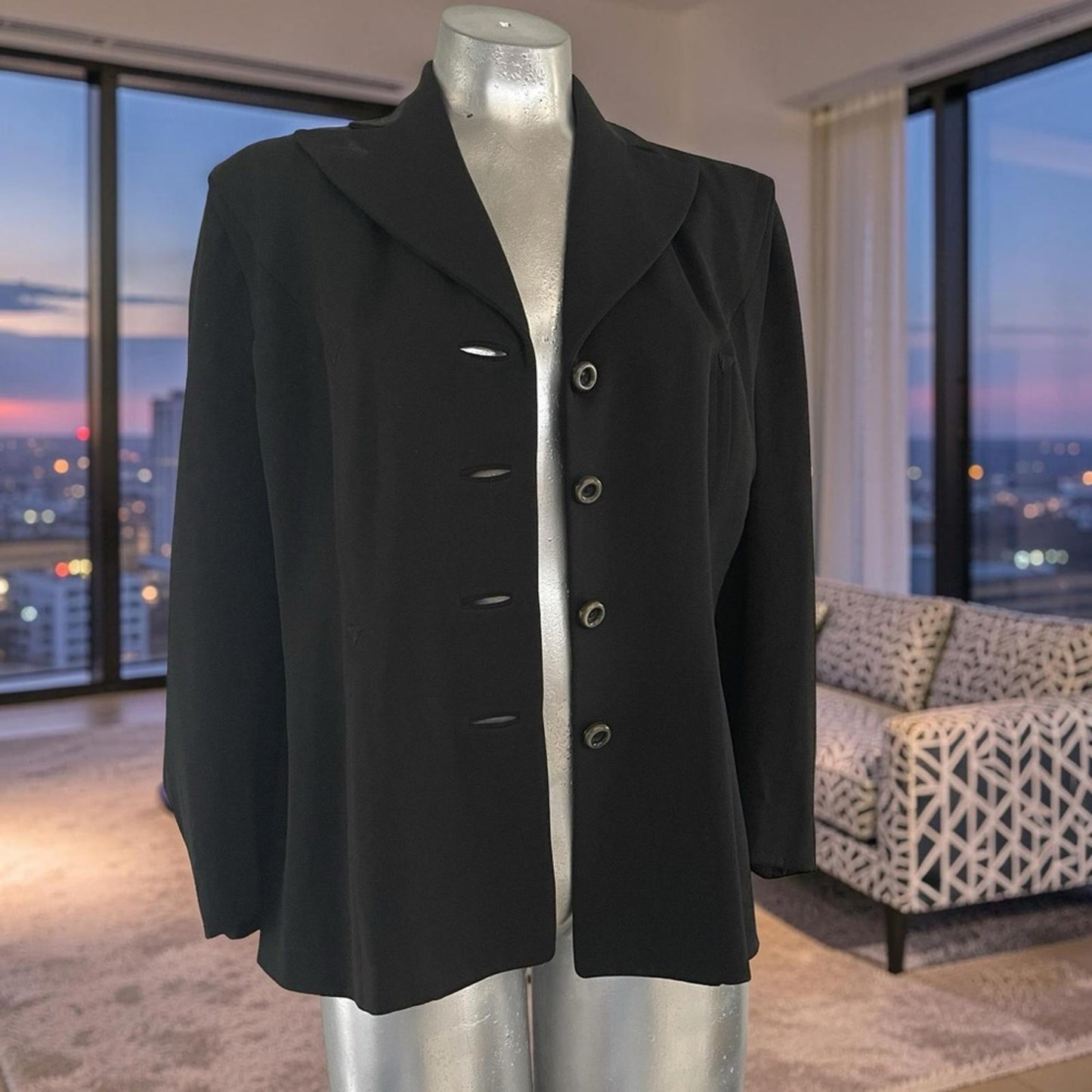Elegant Turners Black Women's Blazer size M-L