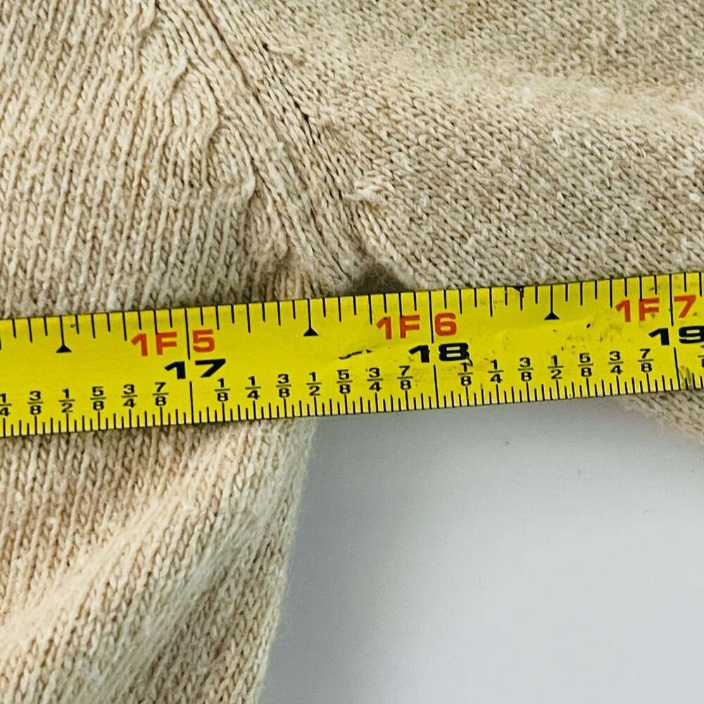 Banana Republic Beige Blend Button Front Crew Neck Cardigan Size L