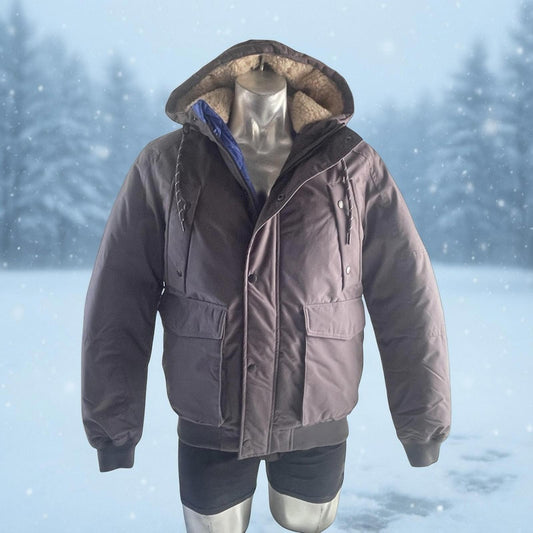 Jack & Jones Grey Puffer Jacket in Medium