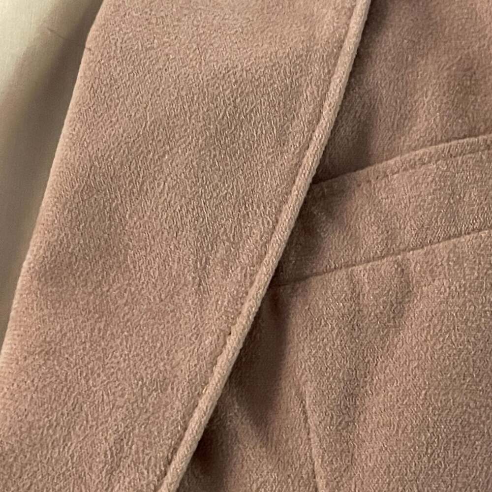 Woodward's Mens Brown Faux Suede Single Breasted Sport Coat Size 38R