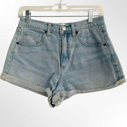 Universal Thread 90s Cutoff Jean Shorts Light Wash Cuffed Size 4/R