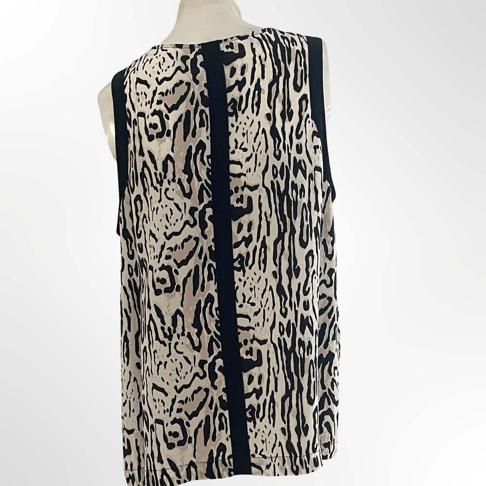 Joie Women's 100% Silk Sleeveless Animal Print Tank Top
