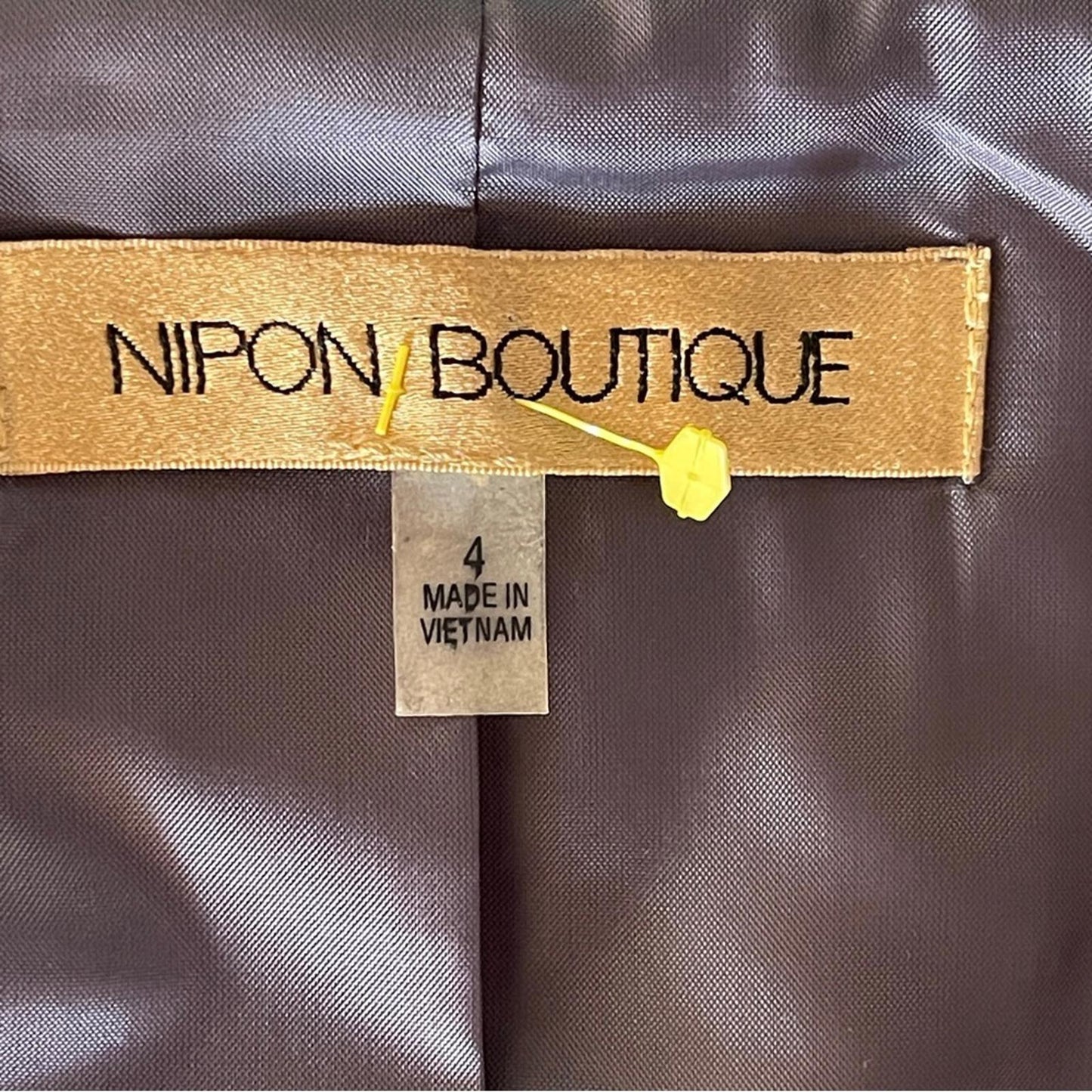 Nipon Boutique Classic Gray Blazer size 4