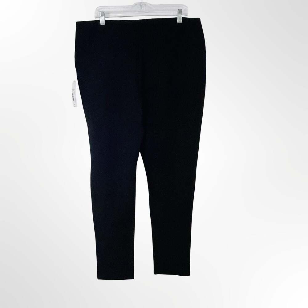 Liz Claiborne Women's Slimming Lori Ankle Legging, Black, XXL