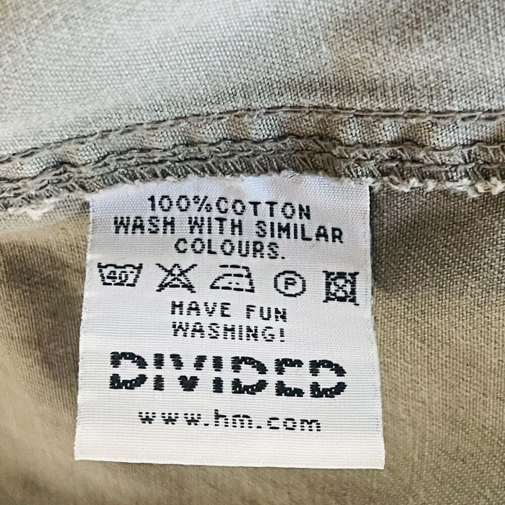 H&M Divided Olive Green Utility Military Style Jacket
