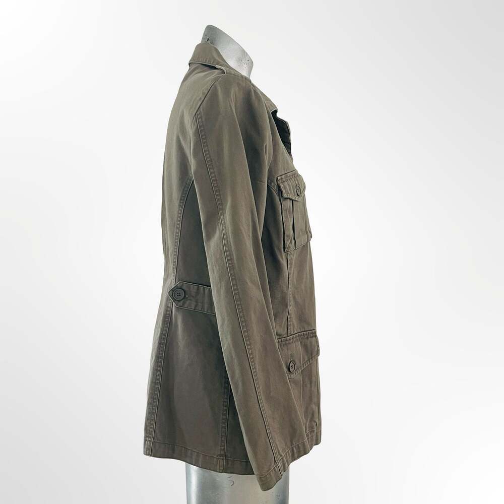 H&M Divided Olive Green Utility Military Style Jacket