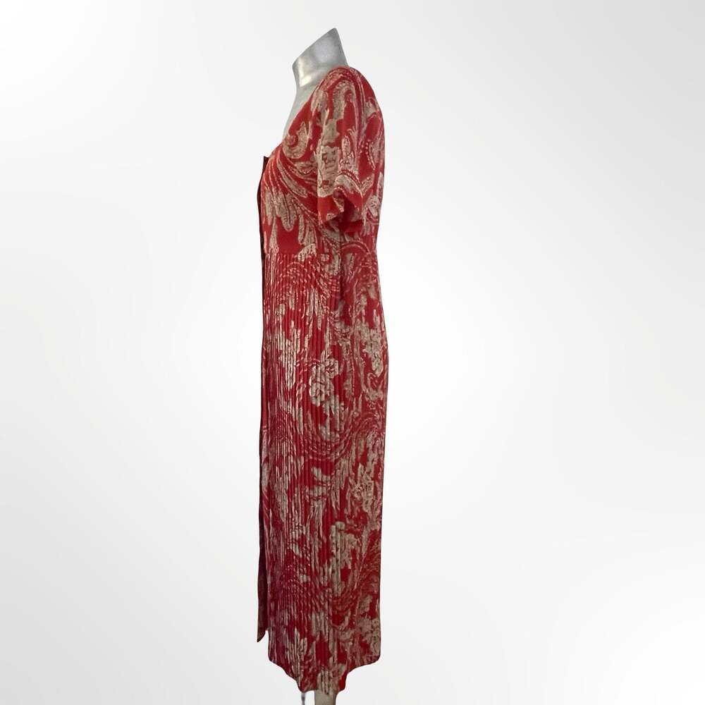 Vintage Liz Claiborne Maxi Dress- Floral Button Down Dress