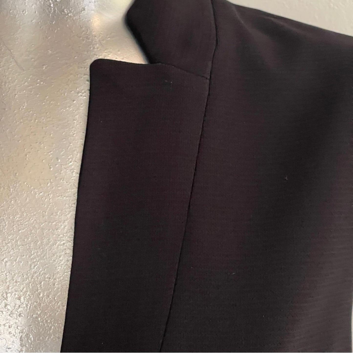 DKNY Black Business Vest Suit with Gold Accent - NWOT