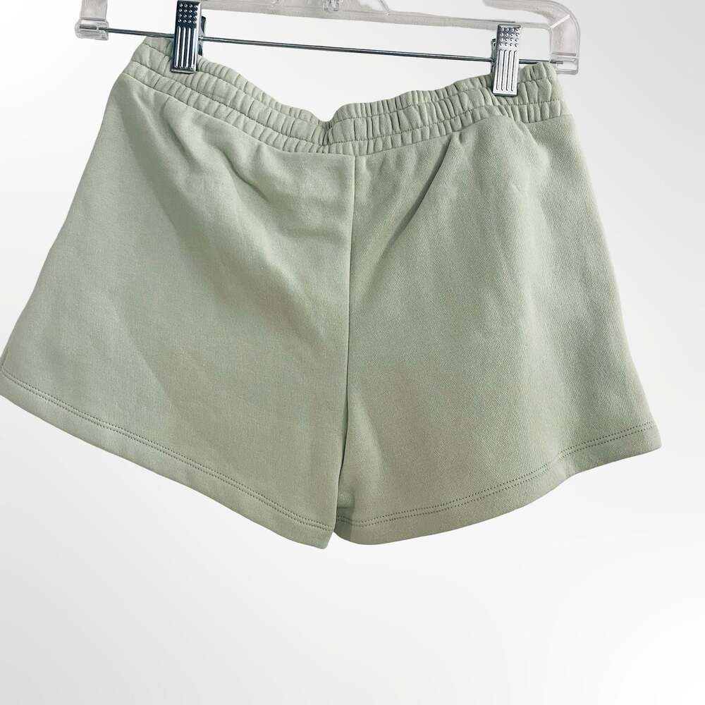 Art Class Girls' Sage Green Fleece Sweat Shorts with Pintuck Detail