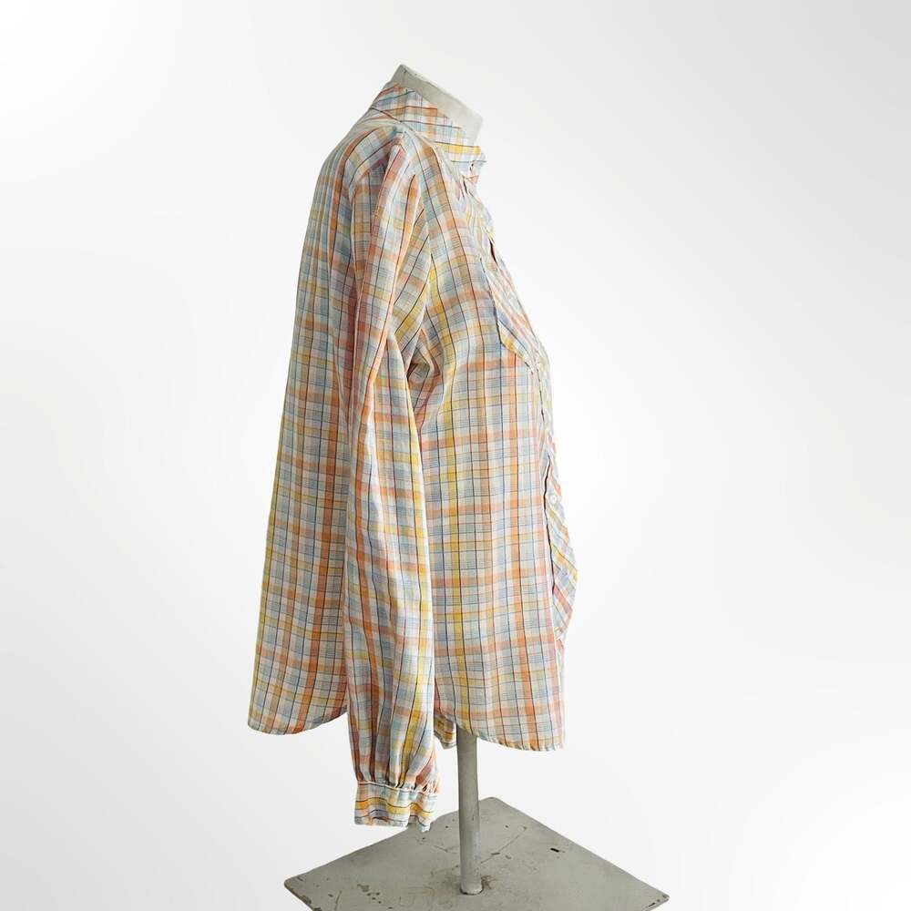 Desigual Women's Plaid Button-Up Shirt with Double Pockets