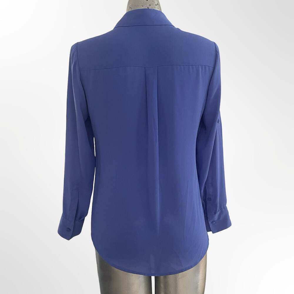 Express The Portofino Shirt Long Sleeve Button-Down Blouse