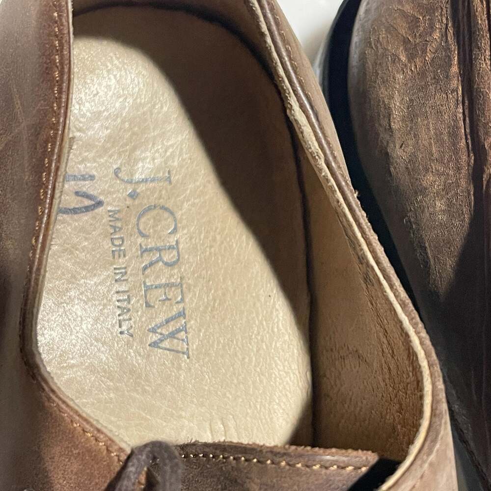 J.Crew Italian Leather Lug Sole Derby Shoes
