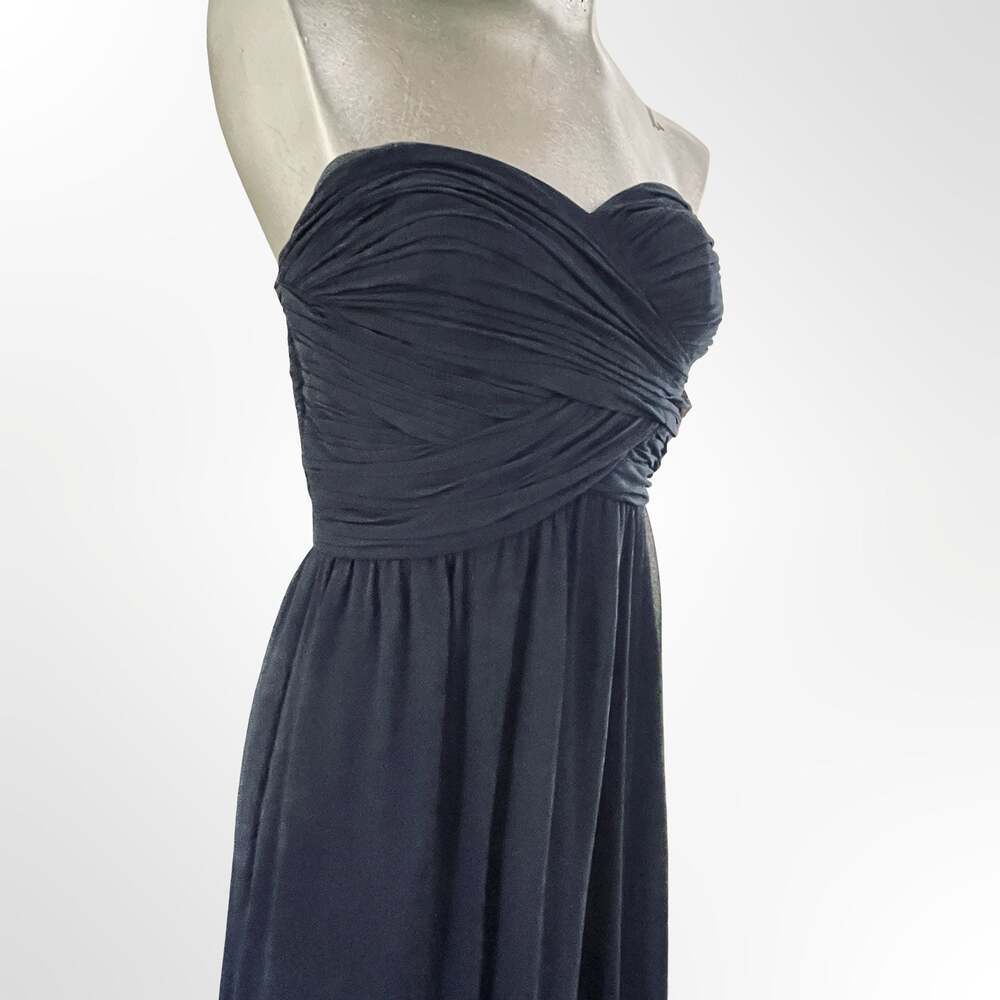 Lauren Ralph Lauren Evening Strapless Navy Blue Maxi Gown