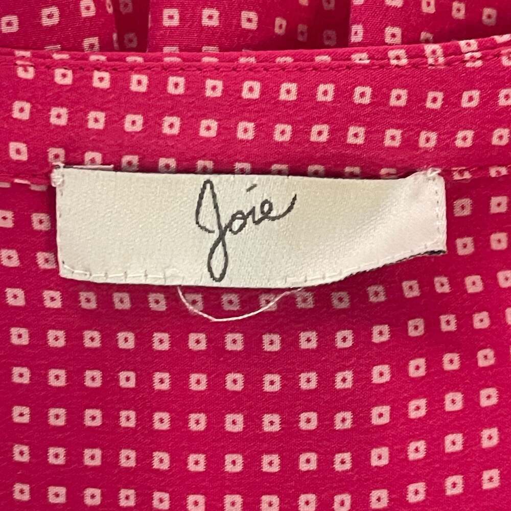 Joie Xandry 100% Silk Sleeveless Button-Down Blouse