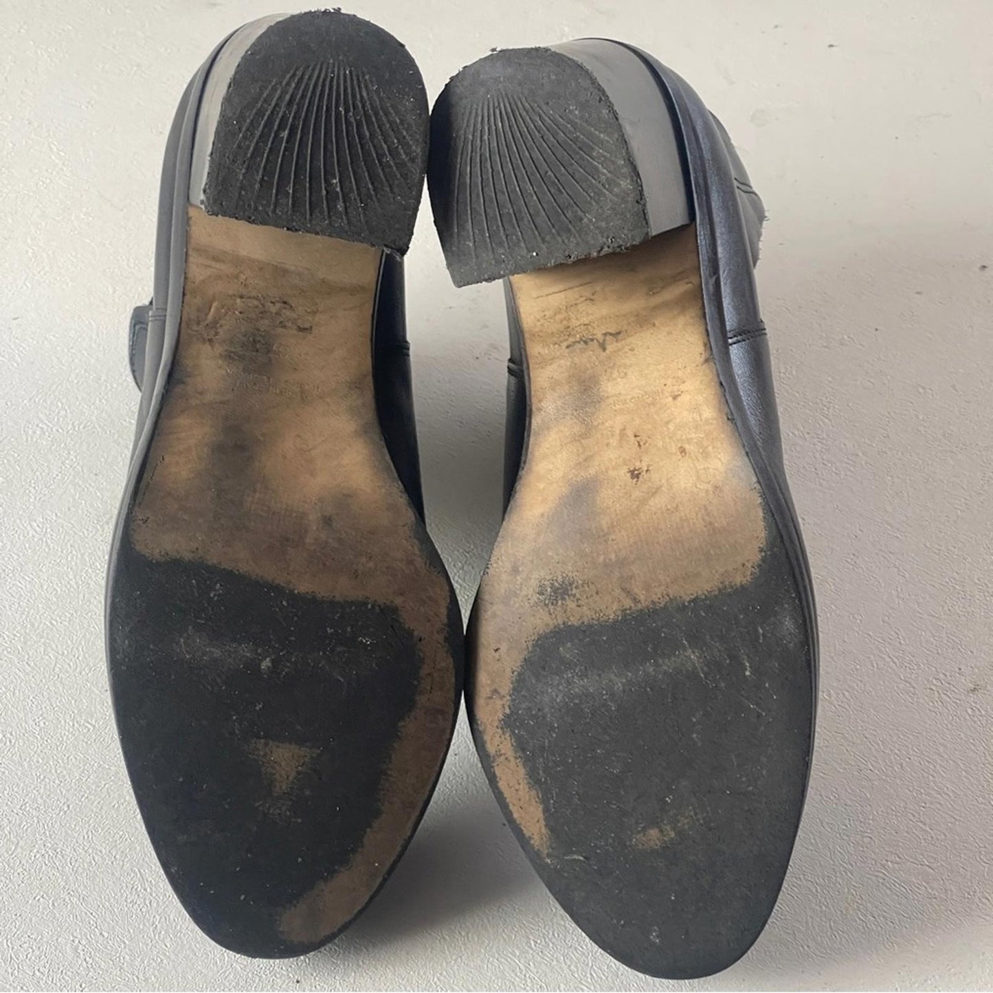 Office London Black Leather Ankle Boots in size 37