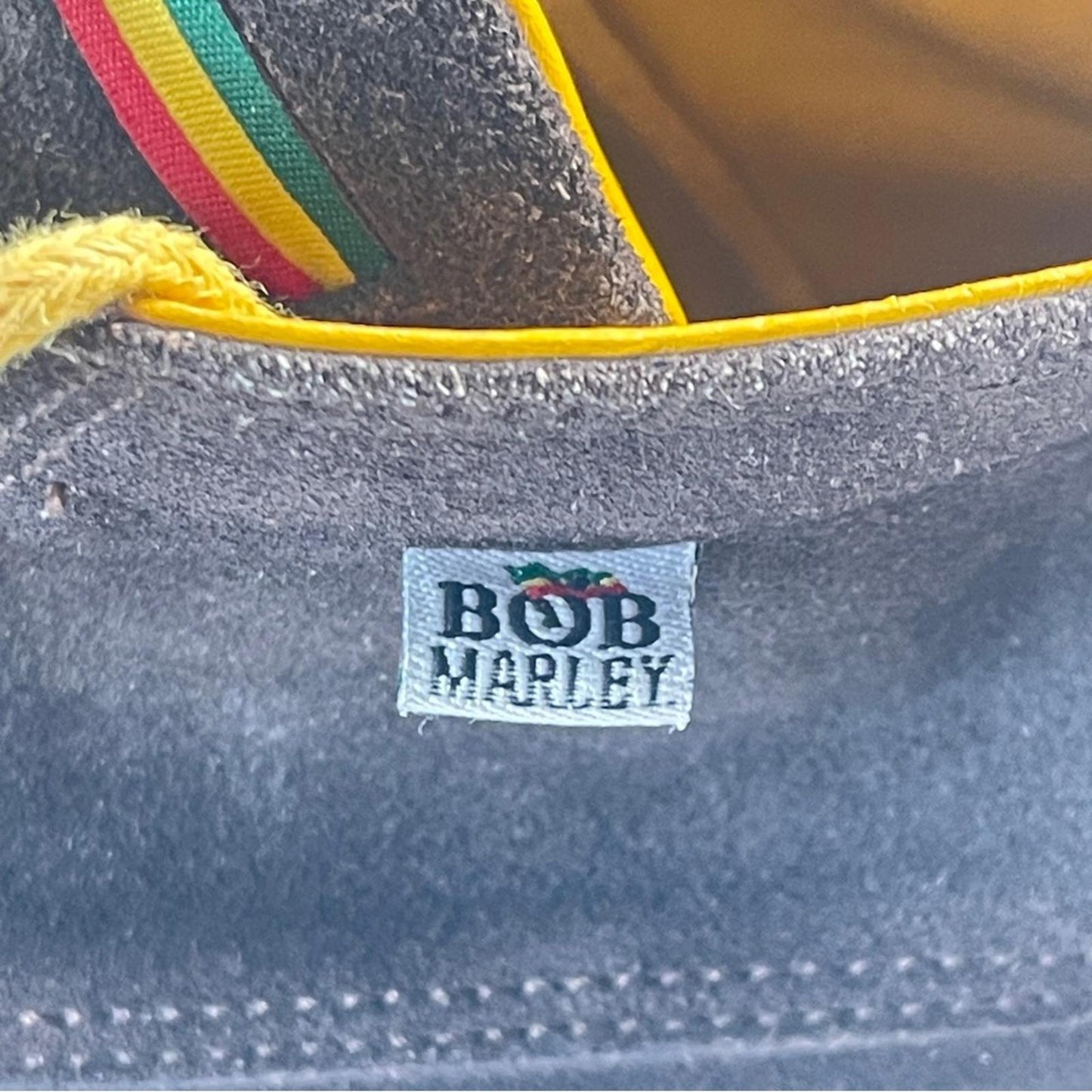 Bob Marley Men's Brown High-Top Sneakers in size 7.5