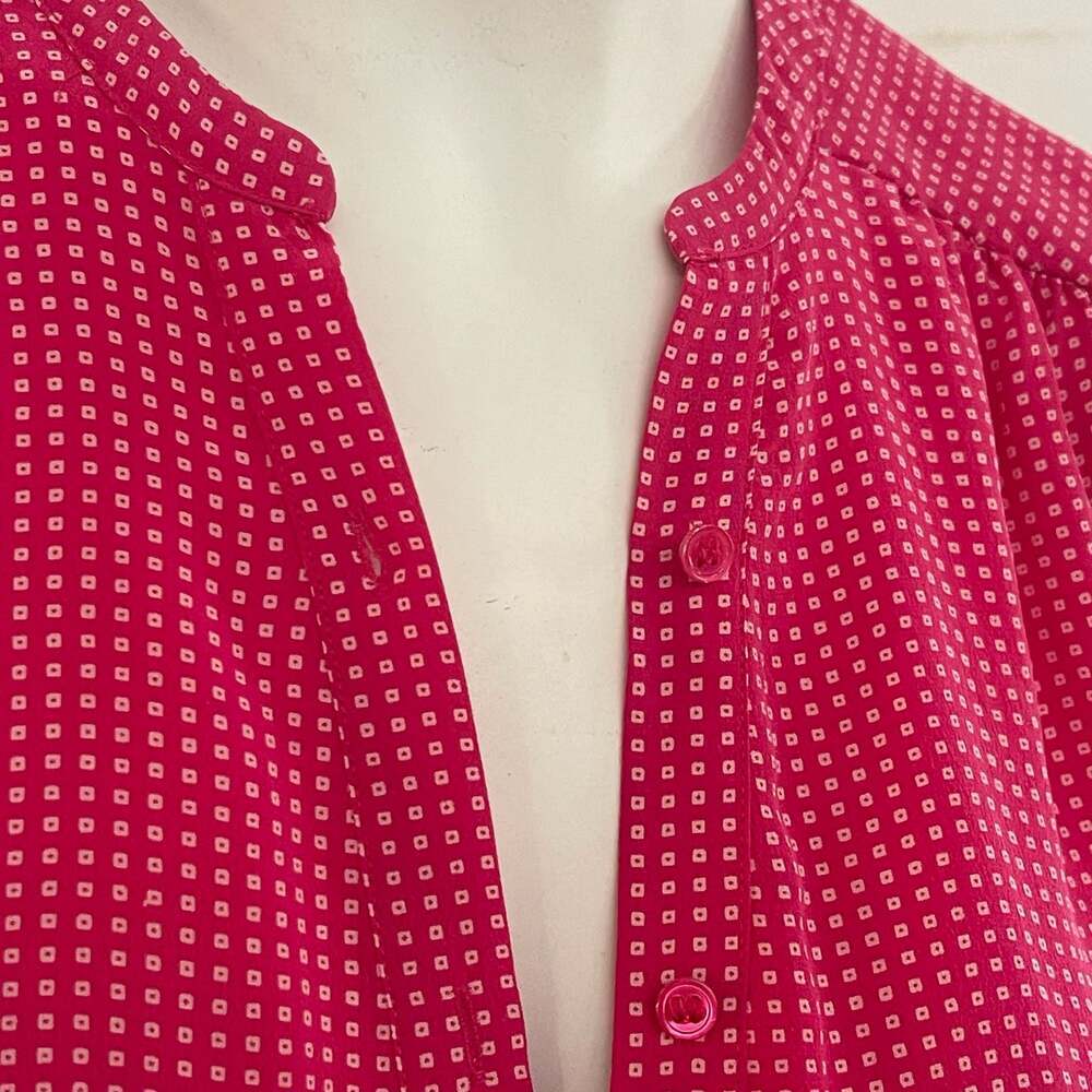 Joie Xandry 100% Silk Sleeveless Button-Down Blouse