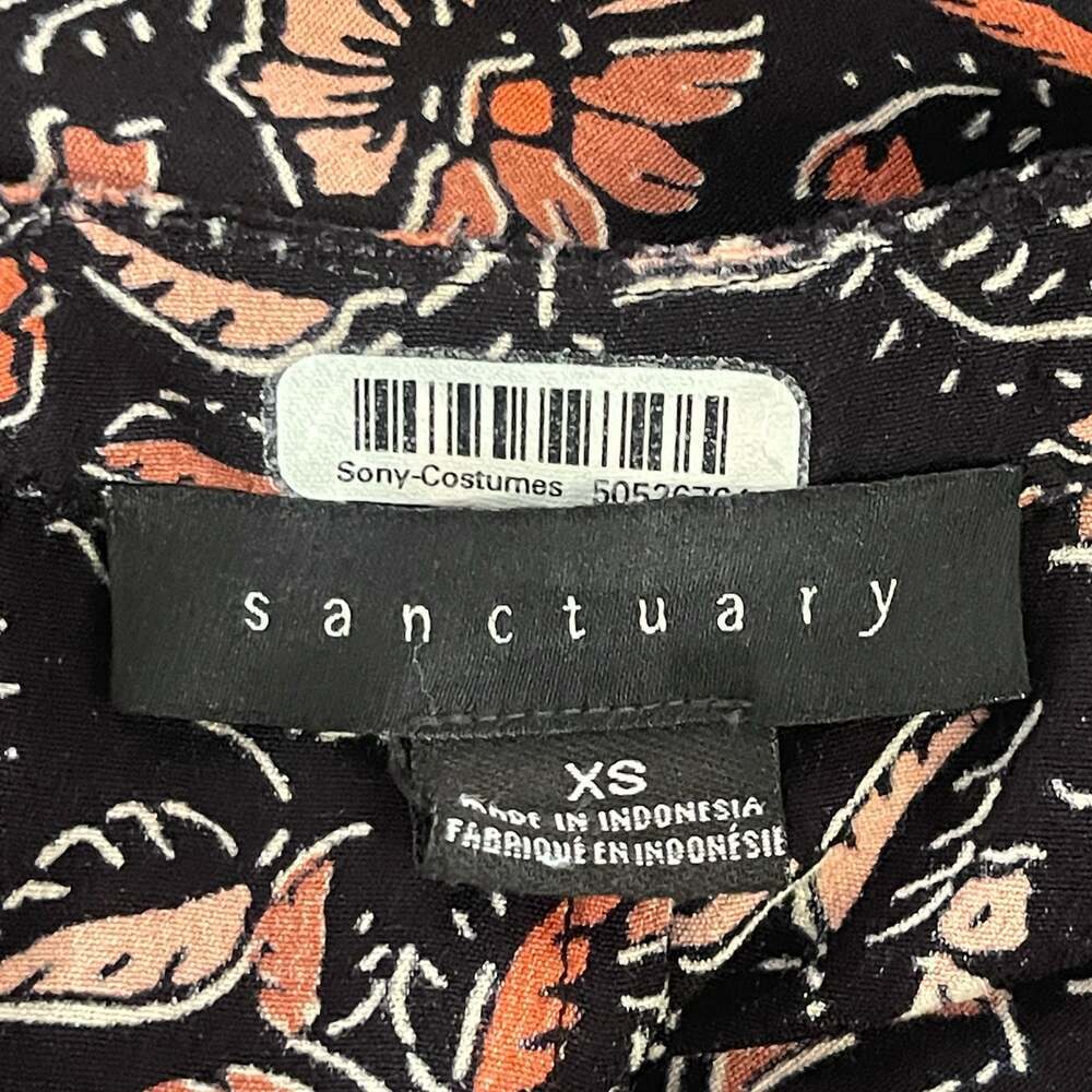 Sanctuary Floral Print Sleeveless Tie-Front Tank Top XS