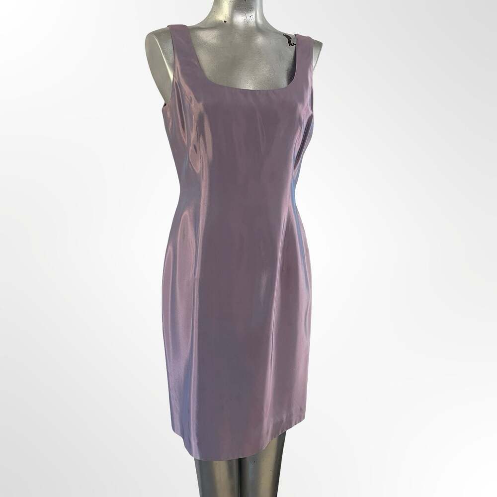 Jones New York Sleeveless Sheath Cocktail Dress Lavender Size 8