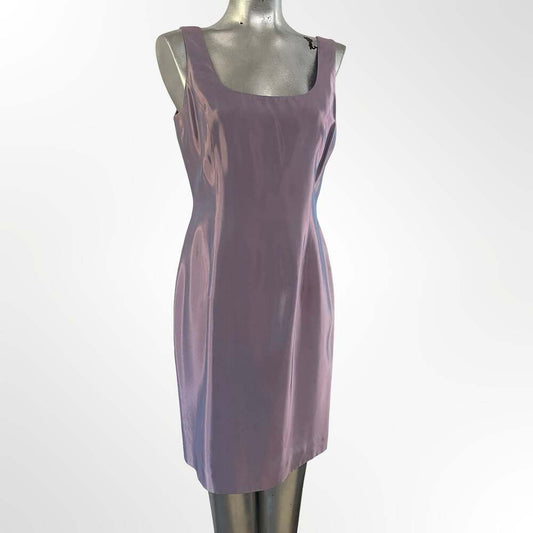 Jones New York Sleeveless Sheath Cocktail Dress Lavender Size 8