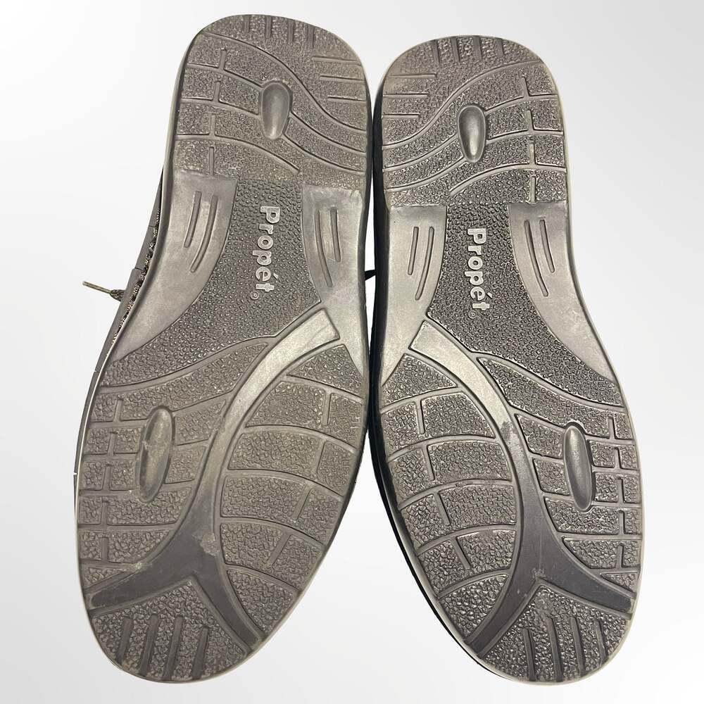 Propét Men's Brown Leather Comfort Casual Walking Shoes