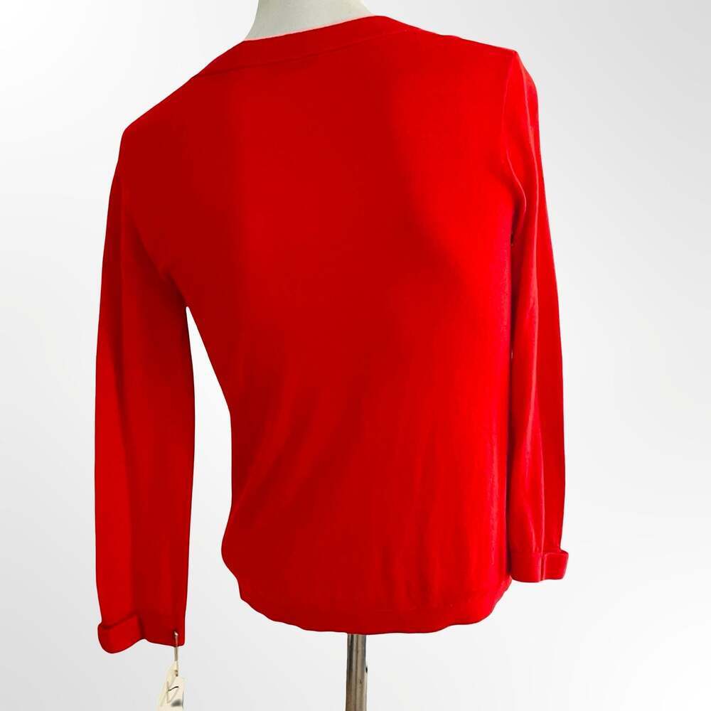 Kate Spade New York Red Button-Front Cardigan Sweater Women's Size XS