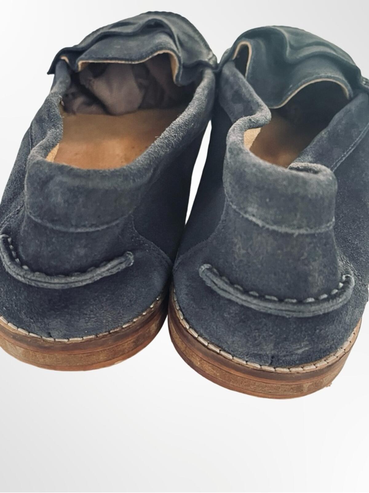Office London Men's Suede Penny Loafers - Dark Blue in 12