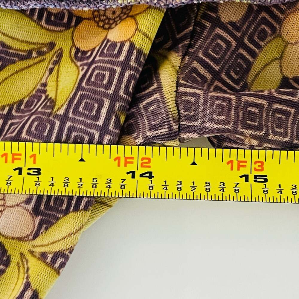 Godiva Textured Knit Top V-Neckline Self-Tie Closure Size S