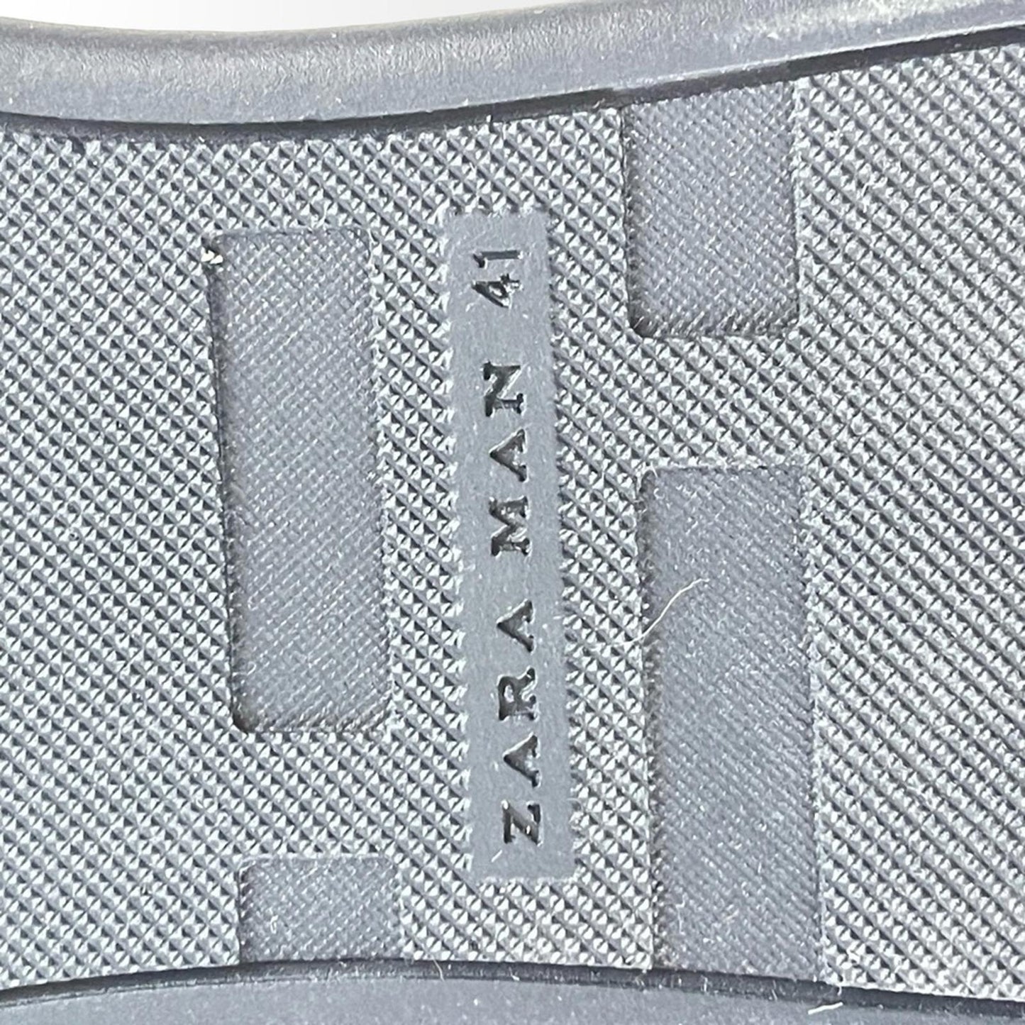 Zara Men Navy Knit Lace-Up Casual Sneakers